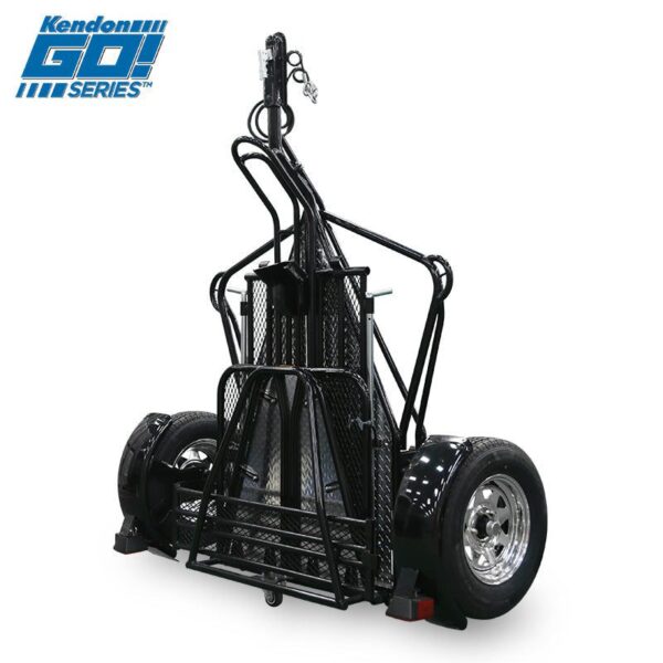 Go Series Single Rail Ride-Up Folding Motorcycle Trailer - Image 2