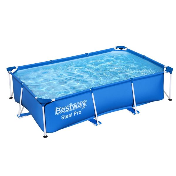 Bestway Steel Pro 8.5'x67"x24" Rectangular Above Ground Outdoor Swimming Pool - Image 9