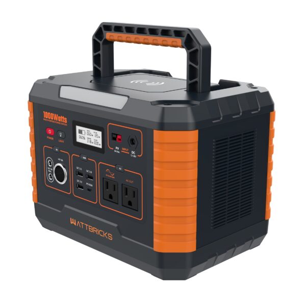 WattBricks MP1000 Portable Power Station Solar Generator 1000W 999Wh New - Image 2