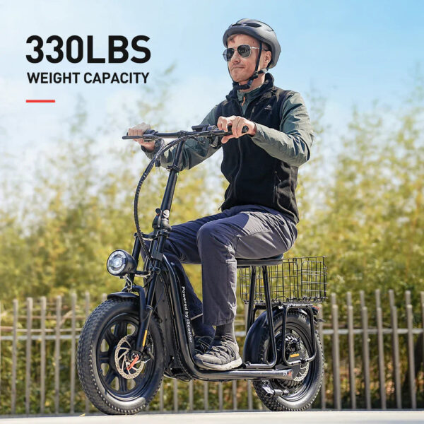 iScooter F7 Electric Scooter with Seat 1000W 48V 28 MPH 45 Mile Range New - Image 7