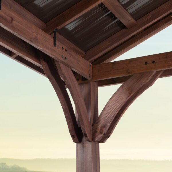 Backyard Discovery 12×12 Arlington Gazebo with Electric - Image 15