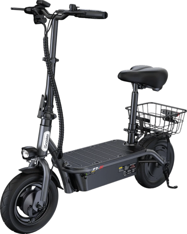 iScooter F3 Electric Scooter with Seat 1000W 48V 28 MPH 37 Mile Range New