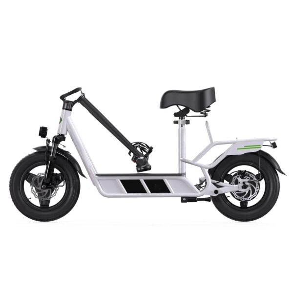 isinwheel Hyper X Electric Scooter with Seat and Basket 700W 21 MPH 28 Mile Range New - Image 2