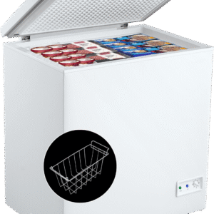 Costway Compact Chest Freezer 5 Cu.ft with Removable Storage Basket New