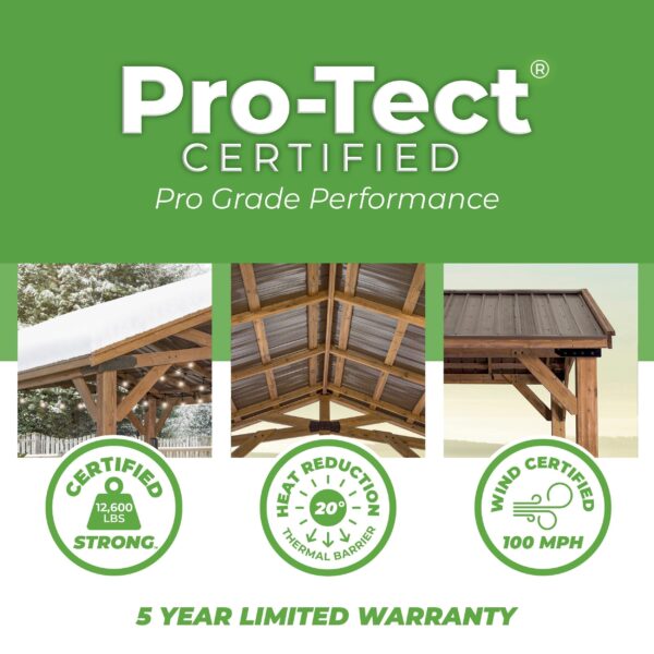 Backyard Discovery 20×12 Norwood Carport/Gazebo - Image 12