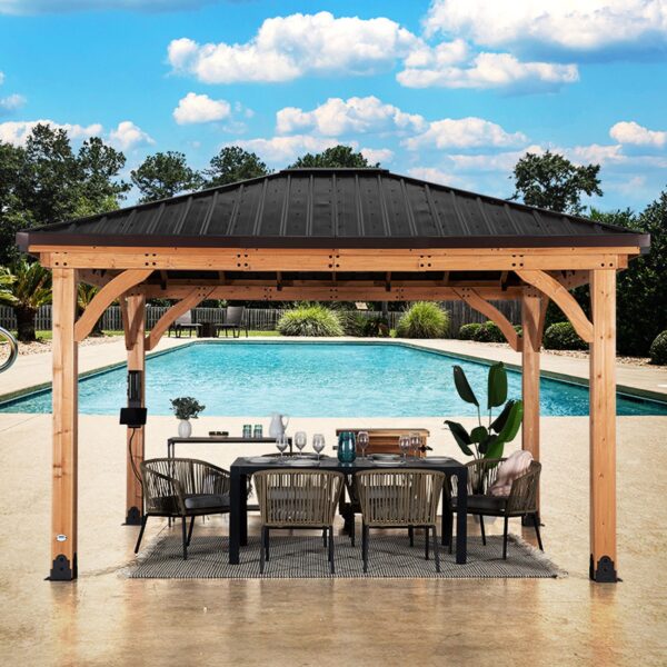 Backyard Discovery  14×12 Barrington Gazebo - Image 7