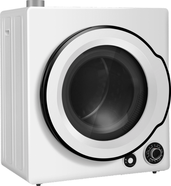 Costway Compact Laundry Dryer 2.5 Cu. Ft with Stainless Steel Drum 1350W New