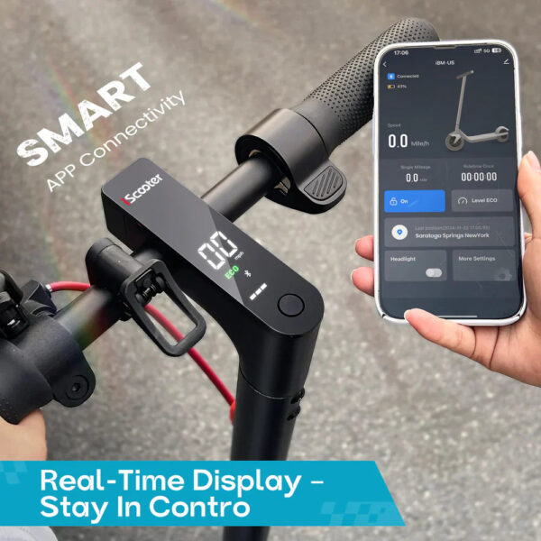 iScooter i9M Electric Scooter Foldable 500W 42V 22 MPH 18 Mile Range with Smart App New - Image 6