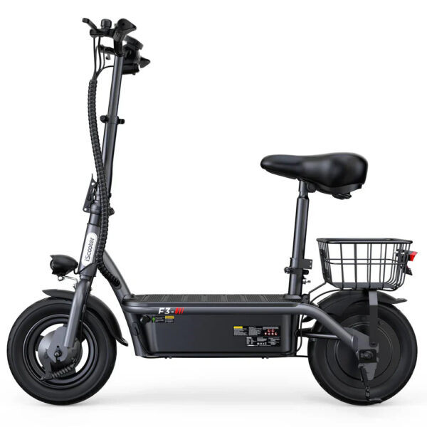 iScooter F3 Electric Scooter with Seat 1000W 48V 28 MPH 37 Mile Range New - Image 2