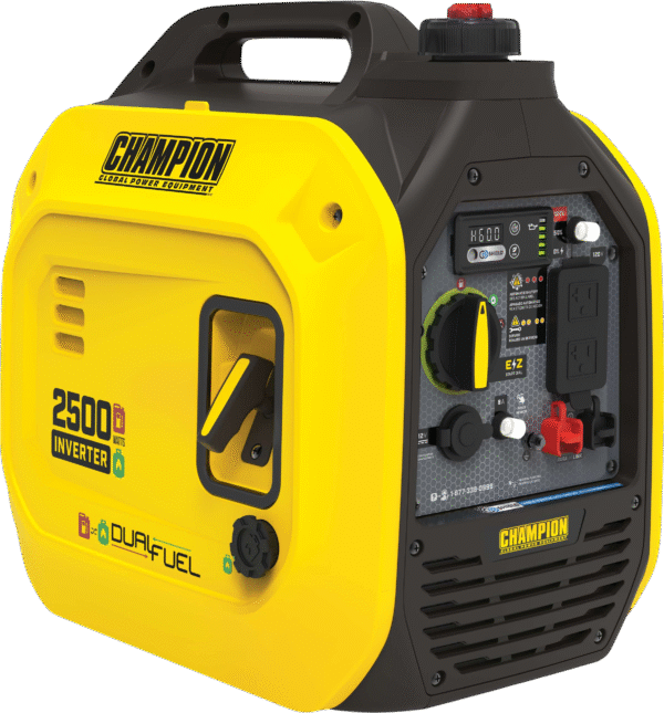 Champion 201323 1850W/2500W Generator Inverter Dual Fuel Gas Propane with CO Shield New