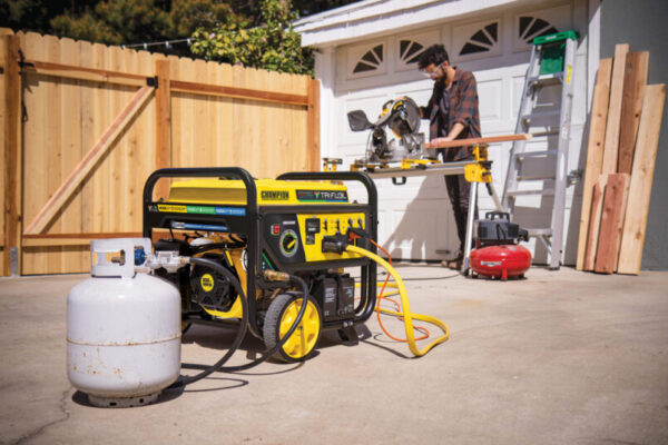 Champion 201438 10000W/12500W Generator Tri-Fuel Gas Propane Natural Gas CO Shield 50 Amp Electric Start New - Image 2