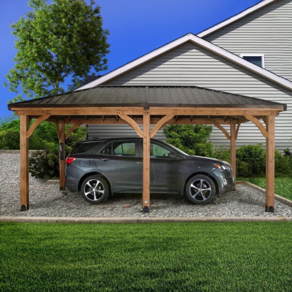 Backyard Discovery 20×12 Barrington Gazebo/Carport - Image 7