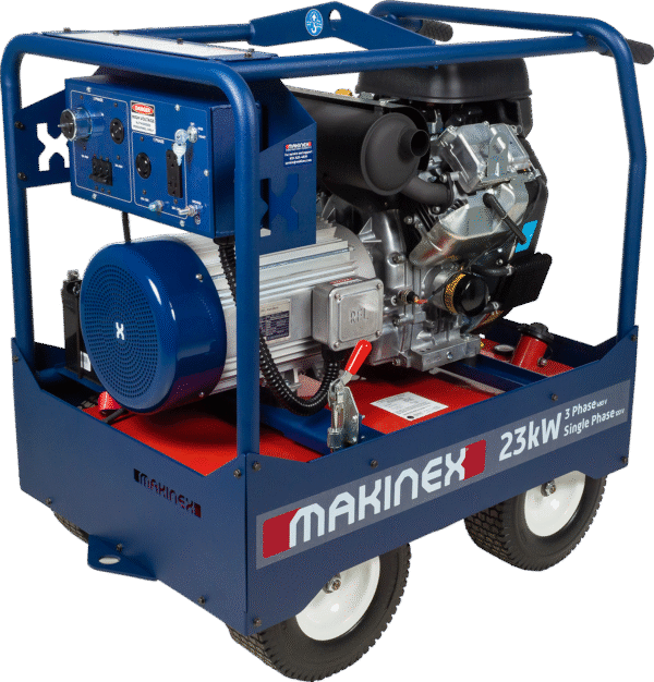 Makinex 23000W/24100W Generator 120V/480V Dual Phase Gas Vanguard Engine Electric Start New