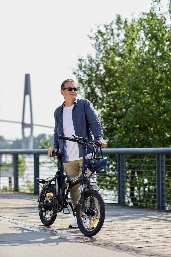 GoPowerBike GoCity Electric Bike Foldable 500W 50 Mile Range 20 MPH RFB - Image 2
