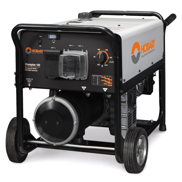Hobart 500563 Champion 145 Arc Briggs & Stratton 4500W AC and 145A DC Stick Welder Generator Combo Manufacturer RFB - Image 4