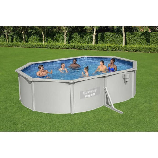 Bestway Hydrium 16’5” X 12’ X 48” Steel Wall Above Ground Pool Set - Image 8