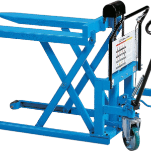 Bishamon LV-10W Industrial Skid Lift Manual Pump 32.8" Fork Lift 1000 Lbs Load New