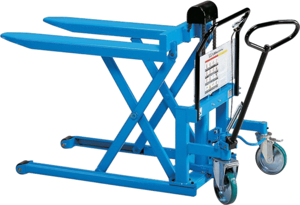 Bishamon LV-10W Industrial Skid Lift Manual Pump 32.8" Fork Lift 1000 Lbs Load New