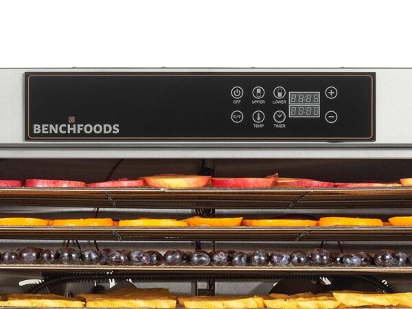 BenchFoods Vertical Dehydrator Dual Zone 32 Tray Digital Stainless Steel 3750W New - Image 4