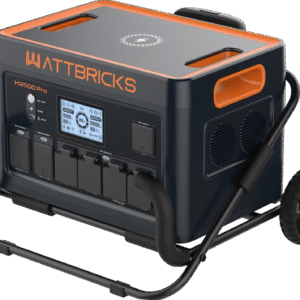 WattBricks H2500Pro Portable Power Station Solar Generator 2500W 2048Wh New