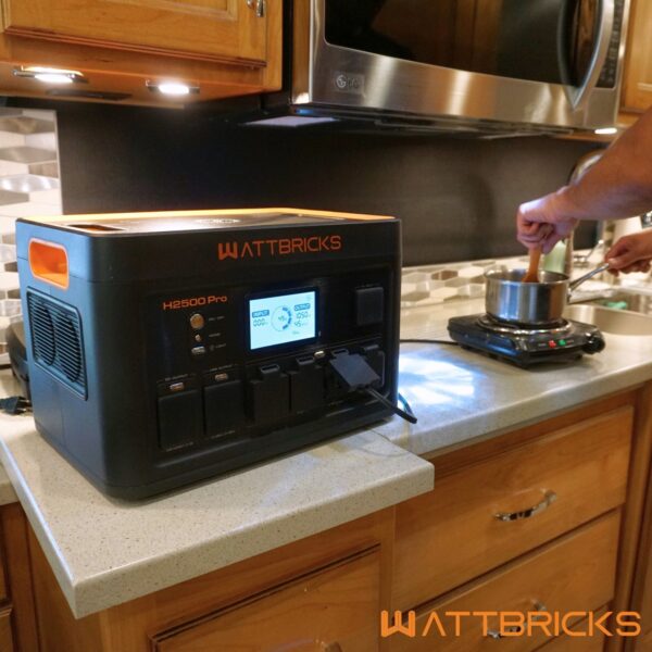 WattBricks H2500Pro Portable Power Station Solar Generator 2500W 2048Wh New - Image 6