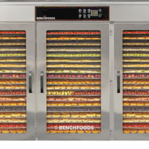 BenchFoods Commercial Dehydrator Horizontal Digital 3-Zone 60 Tray 4500W New