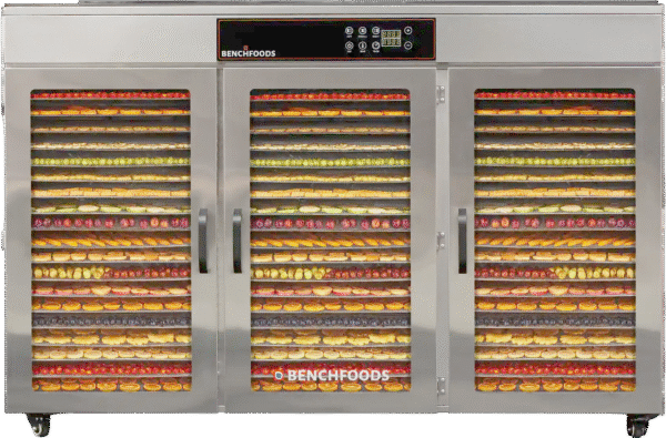 BenchFoods Commercial Dehydrator Horizontal Digital 3-Zone 60 Tray 4500W New