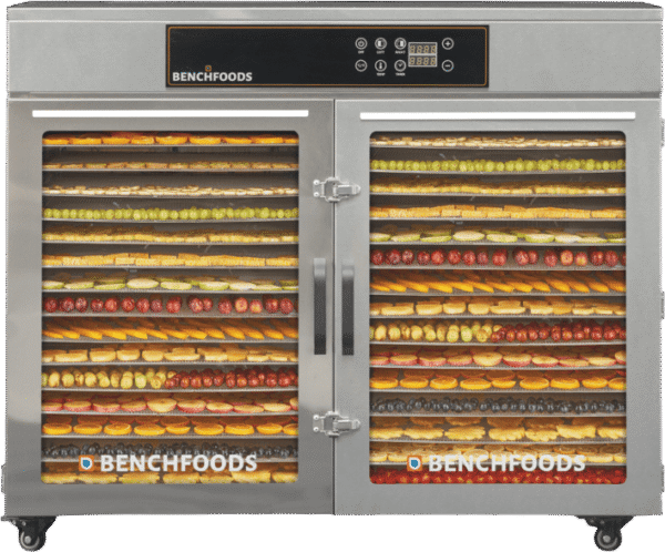 BenchFoods Horizontal Dehydrator Dual Zone 32 Tray Digital Stainless Steel 3750W New