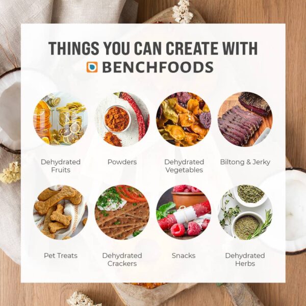 BenchFoods Commercial Dehydrator Horizontal Digital 3-Zone 60 Tray 4500W New - Image 7