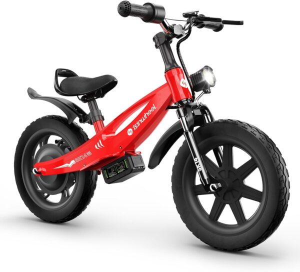 isinwheel SK14 2-in-1 Electric Bike for Kids 14" Wheels 250W 18V 3/6/10 MPH New - Image 2
