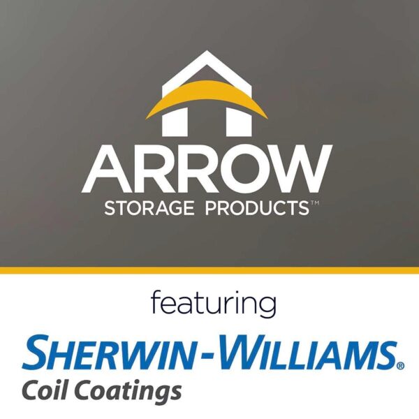 Arrow Carport, 12 ft. x 24ft. x 9ft. Charcoal 12′ x 24′ x 9′ - Image 4