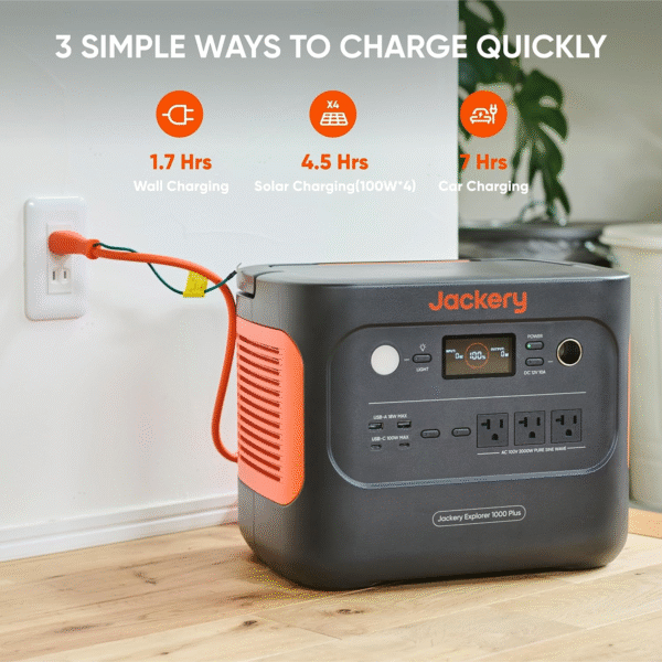Jackery Explorer 1000 Plus Portable Power Station 1264Wh 2000W New - Image 2