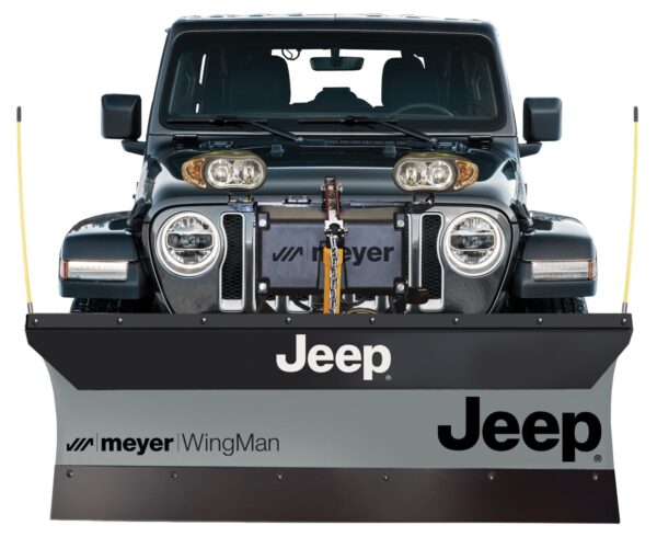 Meyer WingMan 6'8" Snow Plow Hydraulic Commercial-Grade with LED Lights Jeep Edition New - Image 2