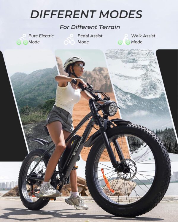 isinwheel M10 Plus Electric Bike 750W Motor 48V Battery 65 Mile Range 28 MPH New - Image 8