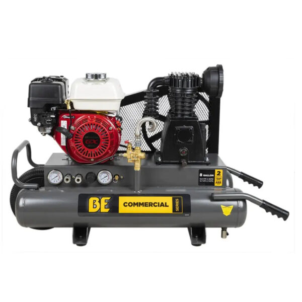 BE Portable Air Compressor with Honda GX200 Engine 13.8 CFM at 90 PSI New - Image 2