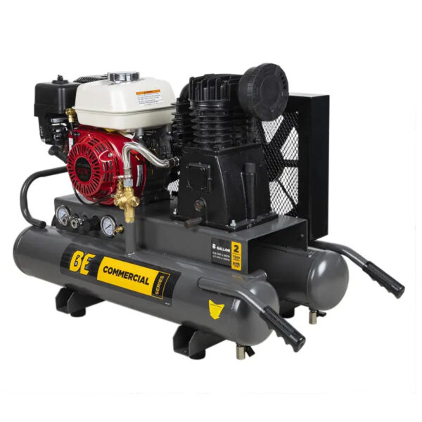 BE Portable Air Compressor with Honda GX200 Engine 13.8 CFM at 90 PSI New - Image 3