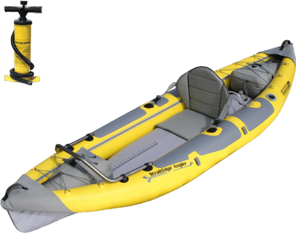 Advanced Elements StraitEdge Angler Inflatable Kayak with Pump New