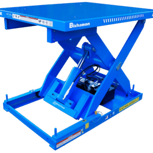Bishamon L44K Alpha Electric-Hydraulic Lift Table Rotating Single Scissor 4,400 Lbs Load New