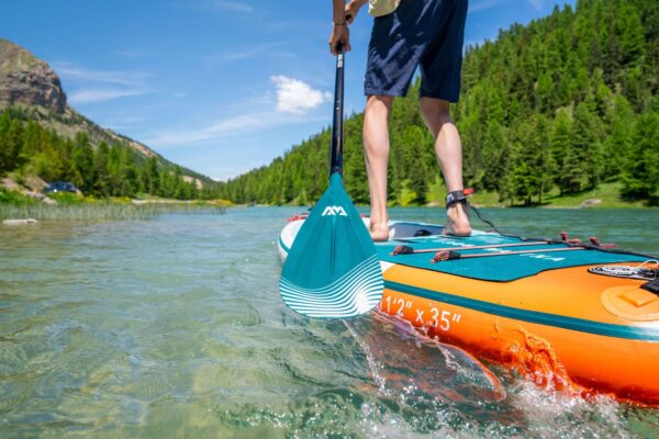 Aqua Marina BT-24CAP Cascade 11'2" Inflatable Stand Up Paddle-Kayak Hybrid Board New - Image 3