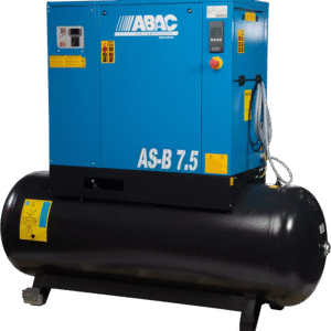 ABAC AS-B Rotary Screw Air Compressor w/ Dryer 150PSI 7.5HP 71 Gal. Single Phase 230V New