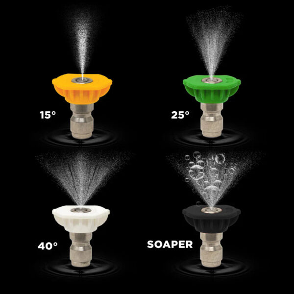 BE Pressure Washer Cold Water AR Triplex Pump 3,800 PSI 2.5 GPM Honda GX200 Engine New - Image 6