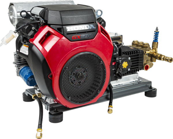 BE Pressure Washer Truck Mount Cold Water 4,000 PSI 8.2 GPM Honda GX690 Engine Electric Start New