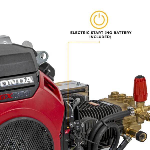 BE Pressure Washer Cold Water 4,200 PSI 8.5 GPM Honda GX690 Engine AR Triplex Pump New - Image 7