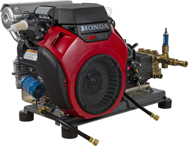 BE Pressure Washer Cold Water 4,200 PSI 8.5 GPM Honda GX690 Engine AR Triplex Pump New