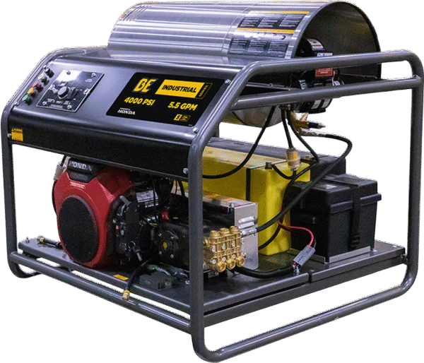 BE Pressure Washer Hot Water 3,500 PSI 8.5 GPM Honda GX690 Engine AR Triplex Pump New
