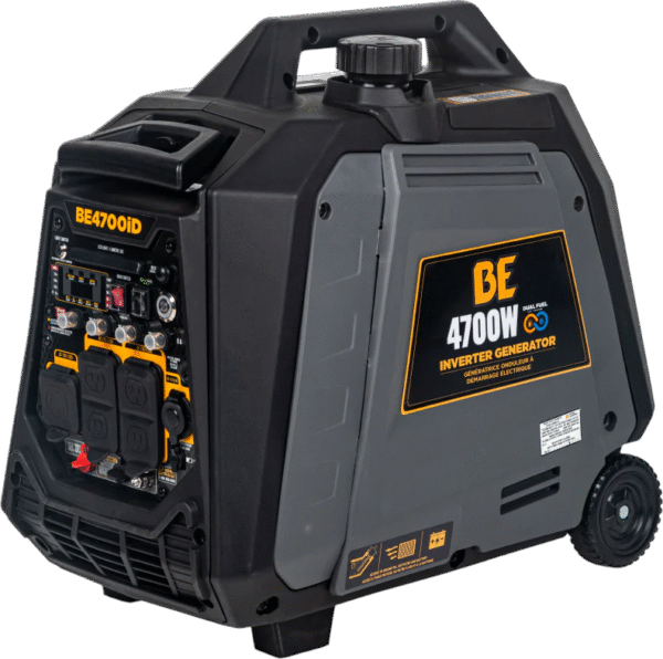 BE 3800W/4700W Digital Inverter Generator Dual-Fuel Gas Propane Powerease Engine Electric Start New