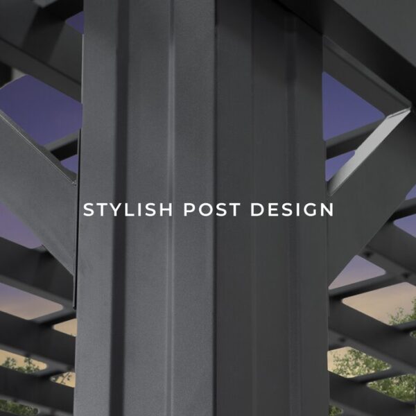 Backyard Discovery Traditional Steel Pergola 16' x 12' - Image 3