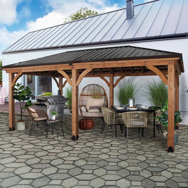 Backyard Discovery 20×12 Barrington Gazebo/Carport - Image 10