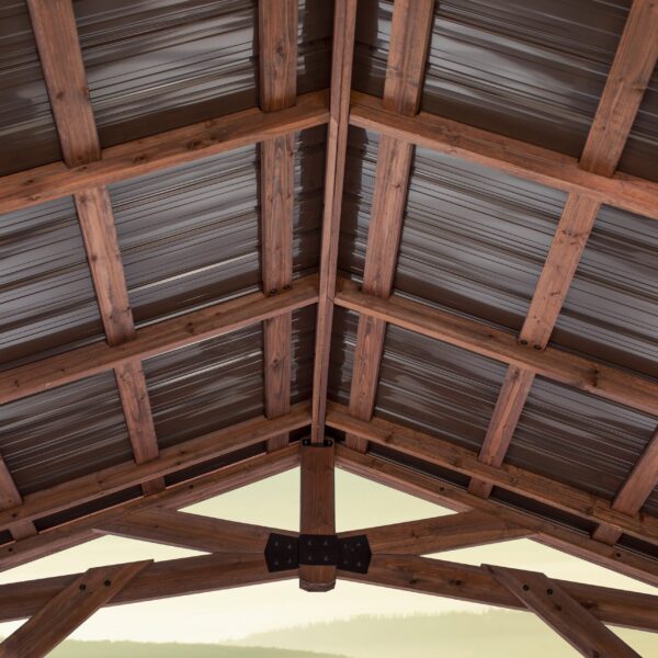 Backyard Discovery 12×10 Brindlewood Gazebo - Image 10
