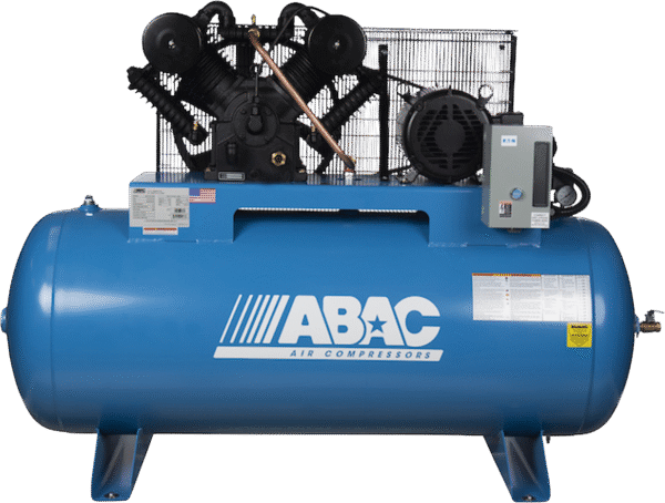 ABAC ABC10-23120H Air Compressor 10HP 120 Gal. Two-Stage 3-Phase 230V Ironman Series New